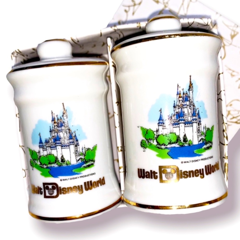 Vintage Disney World Salt & Pepper Set